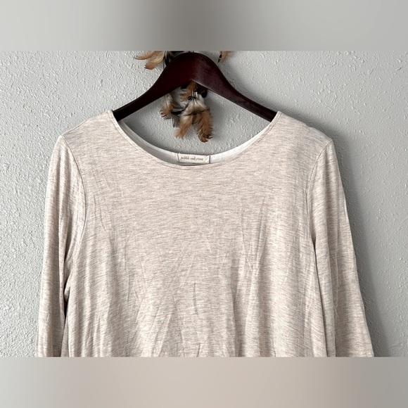 Pebble & Stone Anthropologie Layered Side-Tie Tunic Top Women’s Size XL Casual - Picture 4 of 15